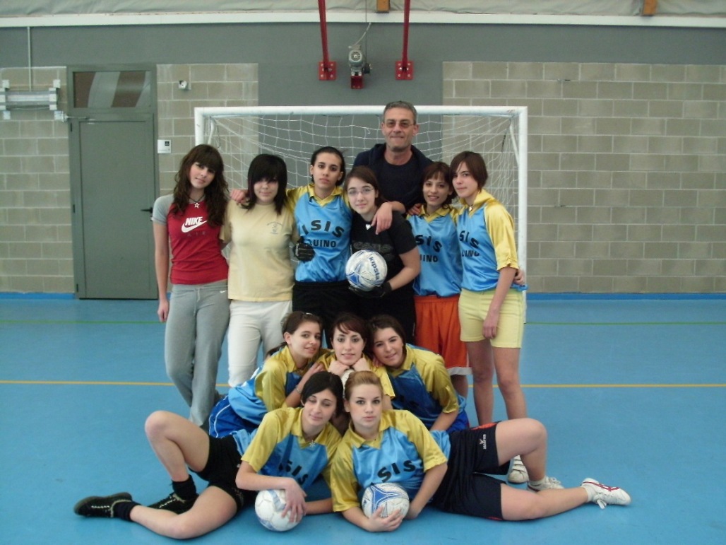 Calcio a 5 femminile - squadra seconda classificata - Campionato provinciale 2008-2009
