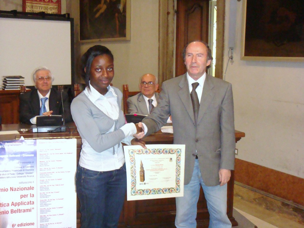 Premio Nazionale della Matematica Applicata 2009